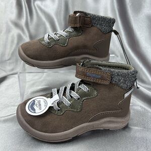 OshKosh B'Gosh Toddler Boys Ever Play Boots Sz‎ 7 M Brown Mid Top Ankle Fashion